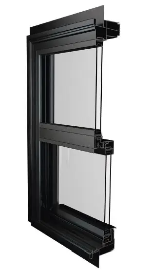 Eco-View Series window in black
